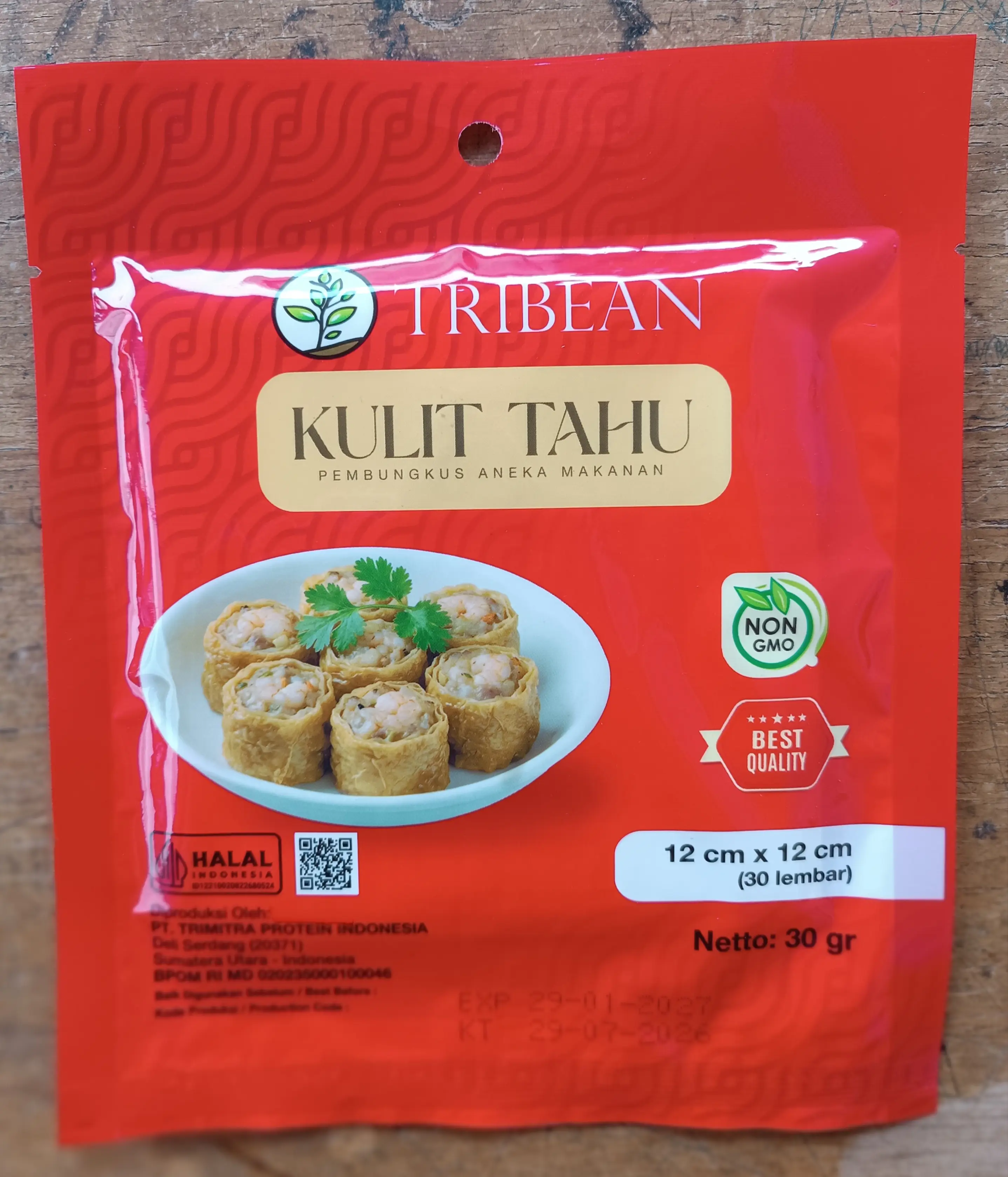 TRIBEAN KULIT TAHU 12Ã—12 CM 