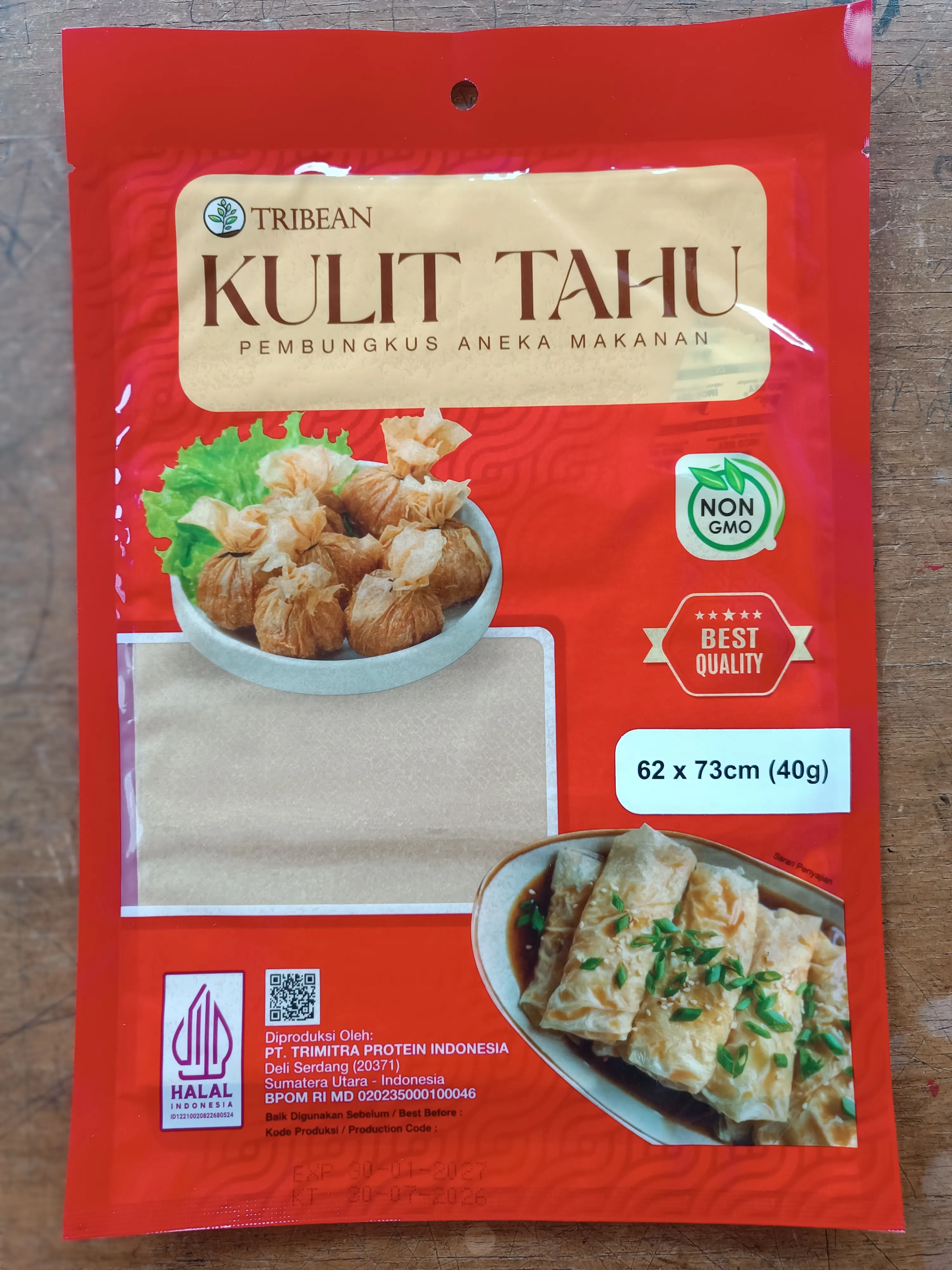 TRIBEAN KULIT TAHU 62 Ã— 73 CM